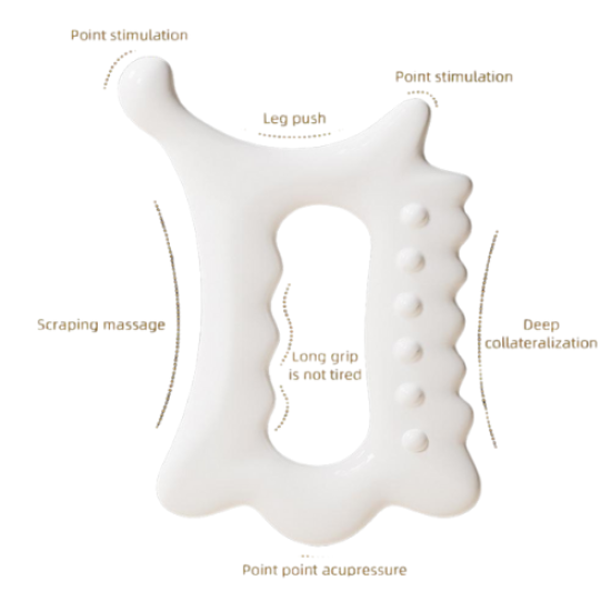 Reçine Fonksiyonel Yüz ve Vücut Masaj Aleti