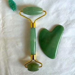 Aventurin Roller ve Gua Sha 2'li Set