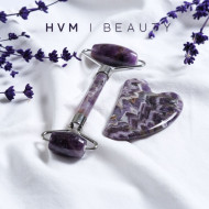 Ametist Roller ve Gua Sha 2'li Set