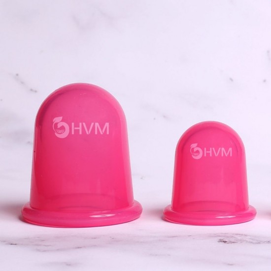 Silikon Masaj Kupası Seti 2'li Pembe Büyük Silikon Masaj Kupası Seti 2'li Pembe Büyük