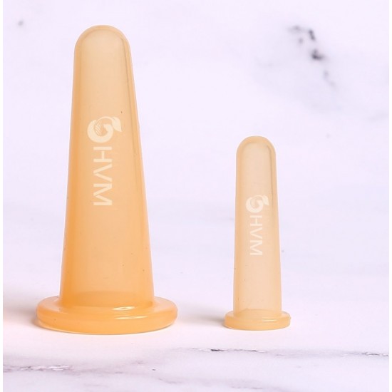 Silikon Masaj Kupası Seti 2'li Turuncu