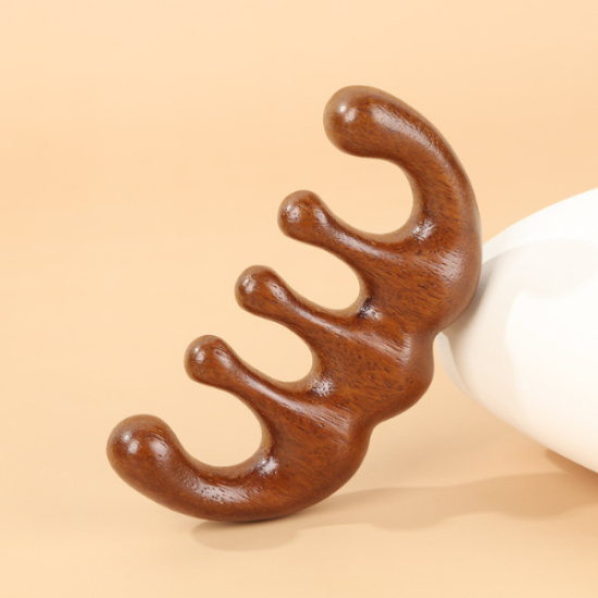 Sandal Ağacı Gua Sha, Masaj Aleti Yüz & El & Tüm Vücut & Saç Bakım No:5 Sandal Ağacı Gua Sha, Masaj Aleti Yüz & El & Tüm Vücut & Saç Bakım No:5